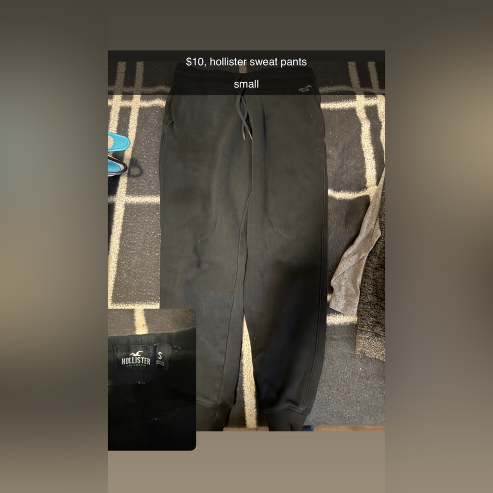 Hollister Classic Black Sweatpants